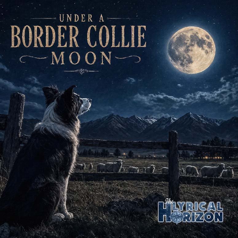 Under a Border Collie Moon